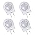 iTimo Led Night Light Plug in Lamp with Dusk to Dawn Sensor For Nursery Soother Hallway Bathroom Restroom Bedroom Bedside, 0.7w, Daytime White, Pack of 4