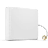 Indoor Panel Antenna 8dBi 698-2700Mhz Large Coverage Directional Antenna with SMA-Female Connecter for Cell Phone Signal Boos
