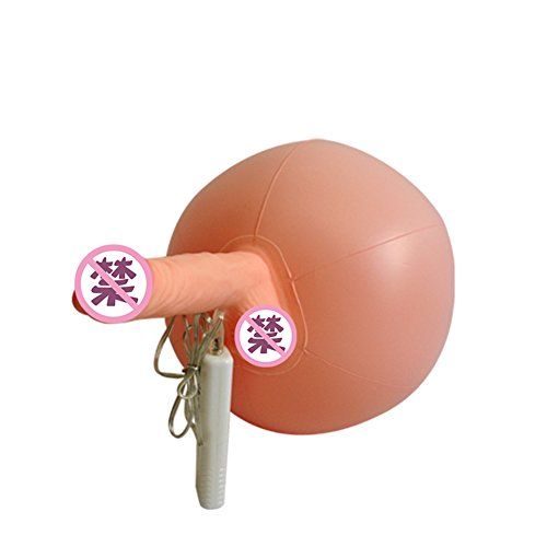 Yiwa Sex Game Tools Inflatable Cushion Sex Ball with Vibrating Silicone Dildo Penis Sex Furniture for Women Novelty