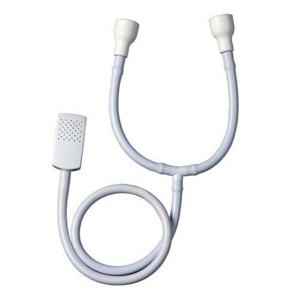 Merriway BH05842 Push Fit Shower/Shampoo PVC Hose Tap - White