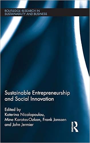 Sustainable Entrepreneurship And Social Innovation Routledge Research In Sustainability And Business Nicolopoulou Katerina Karatas Ozkan Mine Janssen Frank Jermier John M 9781138812666 Amazon Com Books