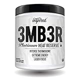 Inspired Nutraceuticals 3MB3R | Platinum Heat Reserve Intense Thermogenic, Carnitine, Ashwagandha, Dynamine, Cocobuterol, Dandelion Extract, Choline | Strawberry Haze | 40 Servings