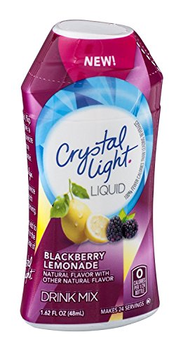 Crystal Light Liquid Drink Mix Blackberry Lemonade Flavor 1.62 OZ (Pack of 12)
