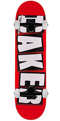 Baker Skateboard Complete Brand Logo White 8.25" Black Trucks Assembled