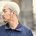 CHARM Casualbox | Mens 100% Silk Skull Cap Beanie Hat Kufi Summer Snug Tight Dad Cap Helmet Brain Beany Navy