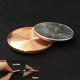 SUMAG 1pc Expanded Shell (Head, Half Dollar) Magic Tricks Coin Appear/Vanish Magic Magician Accessory Close Up Illusions Props Gimmick