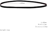 Alnicov 2Pcs Turntable Belt Replacement 200mm Fold for Belt-Drive Tables view 6