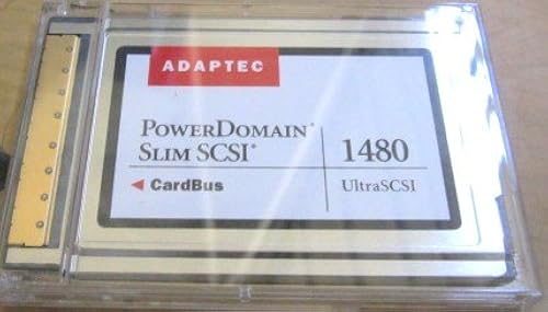 Adaptec Power Domain SlimSCSI 1480 Card Bus SCSI Adapter for Mac