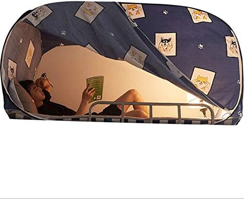 HEXbaby Dormitory Mosquito Net, Bunk Bed Encryption Nets Bed Canopy Square Student Dorm Netting Blackout Curtains Anti-Mosquito Tent,0.91.91.1m