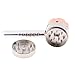 Oliasports 6 Revolver Herb Spice Grinder Metal Hand Coffee Mill, Bronze