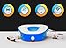 Crusar Car Emergency Miniature Toilet Portable Removable Travel Potties