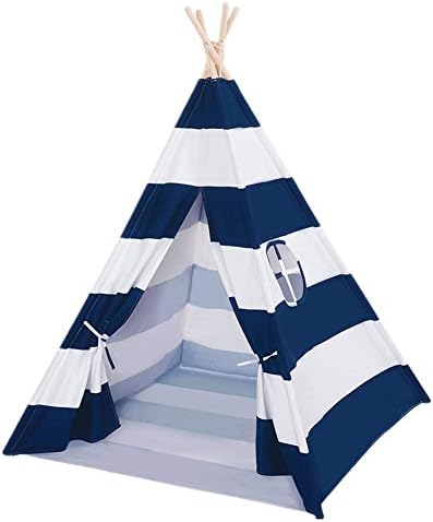 Kids Teepee Tent Indian Play Tent Children's Playhouse for Outdoor and Indoor Play