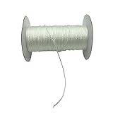 Maggift Shades Lift Cord 109 Yard per Roll for Blinds Pull String Cord white