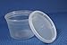 Party BARGAINS 16 oz Deli Containers with Lids - [24 Count] Half Gallon Round Clear Food Storage Containers, Microwavable, BPA-Free, Leak-Proof Takeout Container for Meal Prep