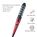 Curling Iron Anti-scalded Curling wand Spiral Hair Curler with Ceramic Coating (Ferrari Red)
