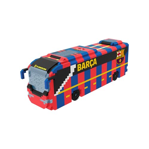 FOCO Officieel gelicentieerd product FC Barcelona BRXLZ 3D Bricks voetbalteambus constructiespeelgoed model
