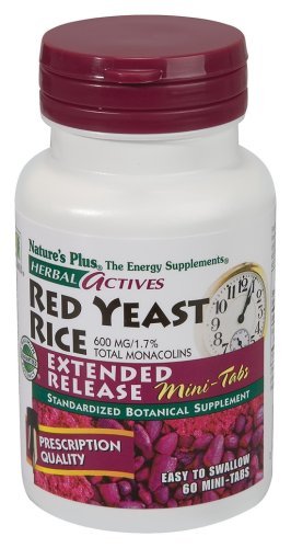 Nature's Plus - Red Yeast Rice Extended Rel, 600 mg, 60 tablets