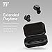 Wireless Earbuds, TaoTronics Bluetooth 5.0 Headphones True Wireless Ear Buds IPX7 Waterproof Dual Built-in Mic Earphones with 3350mAh Charging Case for 120H Extended Playtime