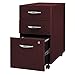 Bush Business Furniture Series C 3 Drawer Mobile Pedestal in Mahogany