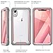 i-Blason Ares Case for iPhone XR 2018, Full-Body Rugged Clear Bumper Case with Built-in Screen Protector (Pink)