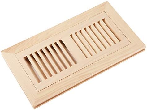 Homewell Hickory Wood Floor Register Flush Mount Floor Vent Cover