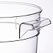 Cambro RFSCW1135 Camwear Clear Round 1 Qt Storage Container with Clear Round Lid RFSCWC1135, pack of 2