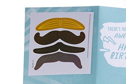 2 Hallmark+Birthday+Greeting+Mustache+Stickers