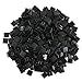 Jennifer's Mosaics 3/8-Inch Venetian Style Glass Mosaic Tile, Black, 8-Ounce