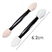Hotsaleglobal 100 Pcs Disposable Eye Shadow Brush Dual Sided Sponge Applicator Makeup Brush