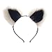 Plush Funny Cat Ears Headband and Fox Tail Plug Toys Women Cosplay Costume Accessories