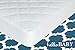 Hello Baby Waterproof Crib Mattress Cover - Ultra Soft White Bamboo Terry Fitted Sheet Style Protector