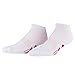 Fila Mens No Show Socks 6 Pack - Mens Socks - Athletic No Show Mens Low Cut Style (Black&White 13-15)