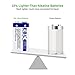 EBL Advanced 9V 1200mAh Lithium Batteries, 2 Counts