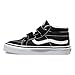 Vans Shoes SK8-Mid Reissue Velcro Canvas Black True White Sneakers