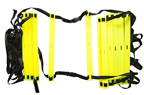 GSI Speed Agility Ladder Track and Field Equipment for Sports Training and Soccer Football Tennis Baseball Drills - Pack of 2 (10 Rungs)