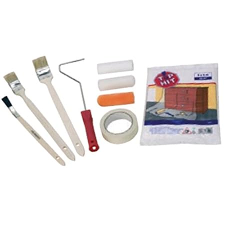 Renovier-Set Malerset 9tlg. Renovierungs-Set Malerrolle Pinsel-Set Streich-Set