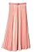 Women Pleated Retro Elastic WaistBand Belt Chiffon Maxi Long Full Skirt