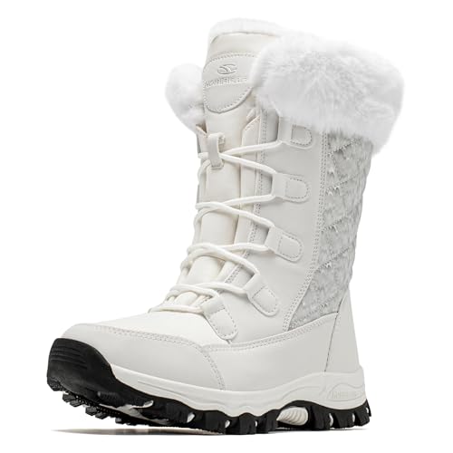 HOBIBEAR Girls Winter Snow Boots