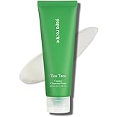 Papa Recipe Tea Tree Control Cleansing Foam(4.05fl oz/120ml) - Soothing & Hydrating Foaming Face Cleanser, Gentle Exfoliating BHA, Oil Control, Sensitive, Acne-Prone Skin Friendly, Korean Face Wash