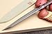 Yoshihiro VG10 Hammered Damascus Kiritsuke Sword Tip Multipurpose Japanese Chef Knife 8.25 inch - Western Style Mahogany Handle (with Magnolia Saya Cover)