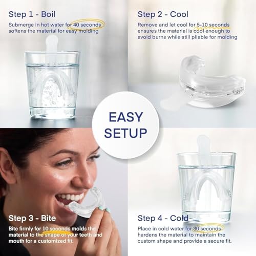 Difiney Advanced Anti Snoring Device 4.0: FDA-Cleared Snoring Solution – Adjustable Snore Stopper Mouth Guard for Men & Women – Anti Snoring Mouthpiece to Improve Sleep – Reusable Night Use