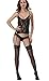 SEXYHUT Women Lingerie,3pcs Sexy Lace Corset Garter Belts Sleepwear