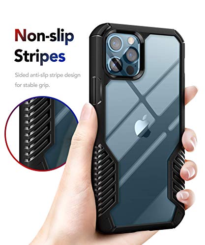 ایگرد | قیمت و خرید [Bundle] MOBOSI Vanguard Armor Compatible with iPhone 12  Pro Max Case 6.7 Inch \u0026 AirPod Case for Airpods Pro Case Cover (Black)(2  Items Bundle)