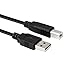 wawpi USB Printer Cable A to B for 20 ft Black