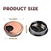 URBEST 2 Pcs Metal Grommets Wire Organizer Cable Cord Hole Round Cover for Computer Desk