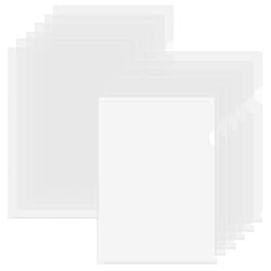 ViVin 36-Pack Sturdy Clear Folders for