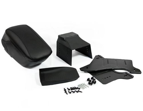 Brand New Black Leather Big Storage Armrest Box Front Center Console w/ Adjustable Bracket - Thumbnail 5