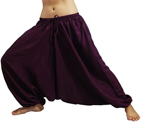 Unisex Plus Size Baggy Aladdin Hippie Yoga Harem Casual Pants