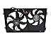 Sunbelt Dual Radiator and Condenser Fan Assembly For 05-15 Volkswagen Jetta 2.5L 10-14 Volkswagen Golf 2.5L 12-15 Volkswagen Beetle 2.5L 06-09 Volkswagen Rabbit 2.5L VW3120100