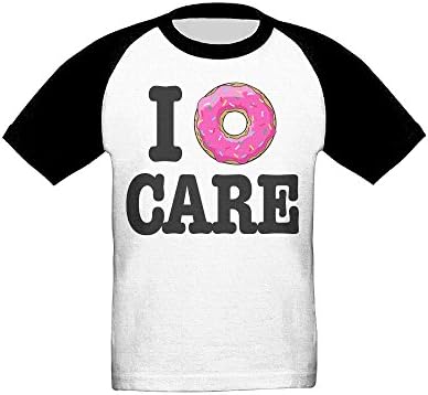 OurLove I Dount Care Children Short Raglan Round Collar Tee Size3 Toddler